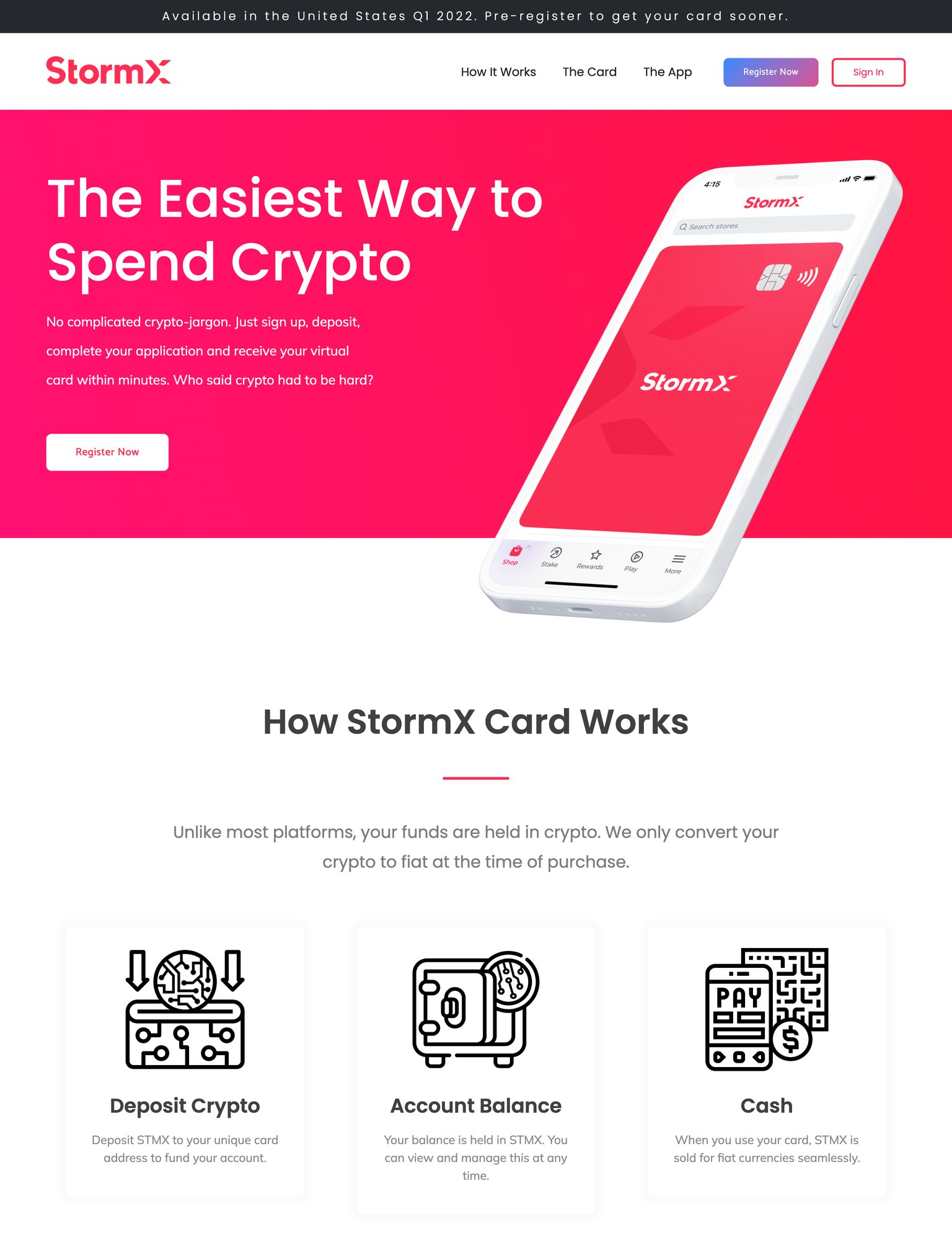 StormX website